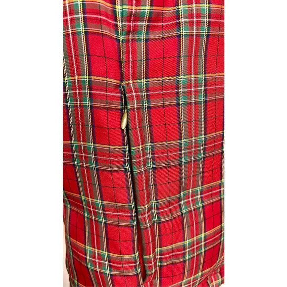 Charter Club Womens Red & Green Plaid Sleeveless Full-Zip Vest Size SM - Picture 2 of 10